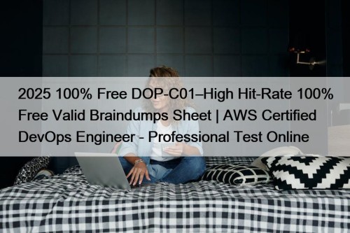 2025 100% Free DOP-C01–High Hit-Rate 100% Free Valid Braindumps Sheet | AWS Certified DevOps Engineer - Professional Test Online