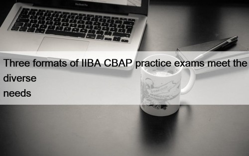 Three formats of IIBA CBAP practice exams meet the diverse needs