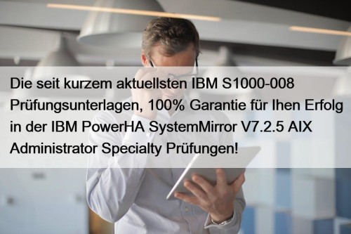 Die seit kurzem aktuellsten IBM S1000-008 Prüfungsunterlagen, 100% ...